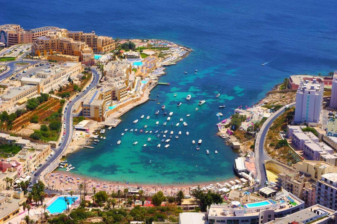 Splendid Seaside Retreat On Spinola Bay Apartment Saint Julian's Exterior photo
