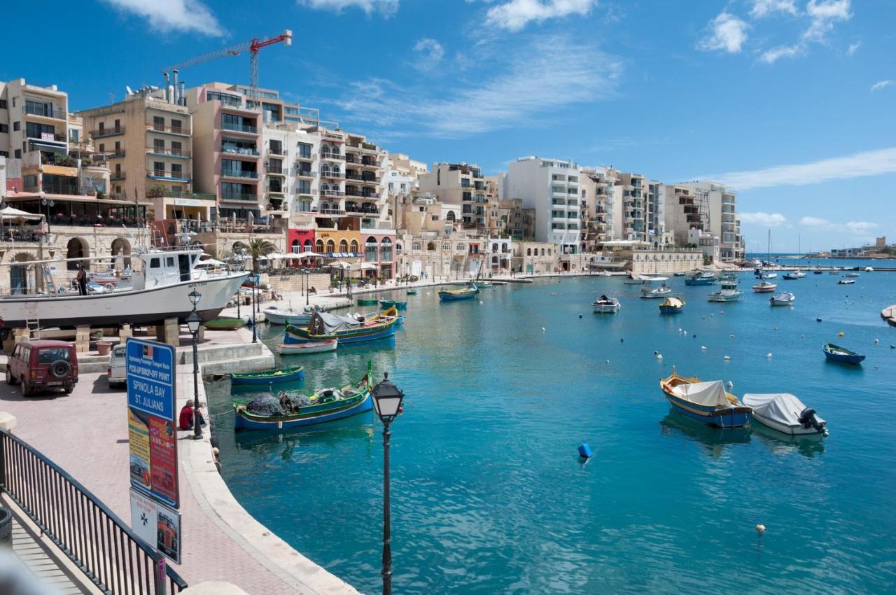 Splendid Seaside Retreat On Spinola Bay Apartment Saint Julian's Exterior photo