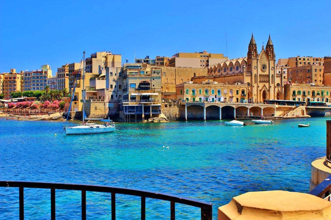 Splendid Seaside Retreat On Spinola Bay Apartment Saint Julian's Exterior photo